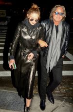GIGI HADID Out with Her Father in New York 05/05/2017