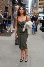 GINA RODRIGUEZ Arrives at Late Show with Stephen Colbert in New York 05/16/2017