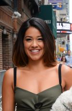 GINA RODRIGUEZ Arrives at Late Show with Stephen Colbert in New York 05/16/2017