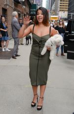 GINA RODRIGUEZ Arrives at Late Show with Stephen Colbert in New York 05/16/2017