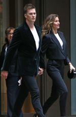 GISELE BUNCHEN and Tom Brady Out in New York 05/01/2017