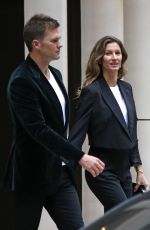 GISELE BUNCHEN and Tom Brady Out in New York 05/01/2017