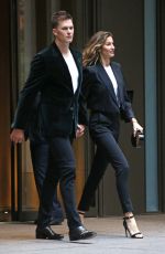 GISELE BUNCHEN and Tom Brady Out in New York 05/01/2017