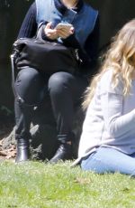 GISLE BUNDCHEN on the Set of an Advert in Central Park in New York 05/04/2017