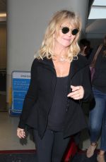 GOLDIE HAWN at LAX Airport in Los Angeles 05/03/2017