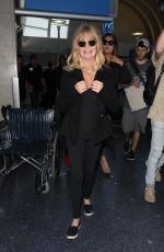 GOLDIE HAWN at LAX Airport in Los Angeles 05/03/2017
