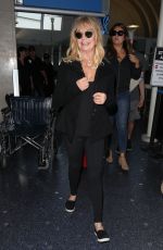 GOLDIE HAWN at LAX Airport in Los Angeles 05/03/2017