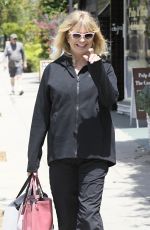 GOLDIE HAWN Out and About in Brentwood 05/29/2017