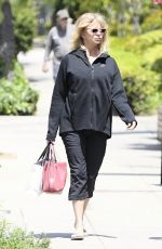 GOLDIE HAWN Out and About in Brentwood 05/29/2017