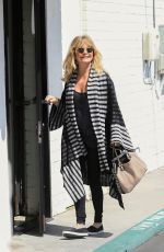 GOLDIE HAWN Out Shopping in Brentwood 05/12/2017