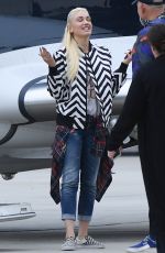 GWEN STEFANI at Van Nuys Airport in  los Los Angeles 05/10/2017