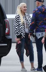 GWEN STEFANI at Van Nuys Airport in  los Los Angeles 05/10/2017