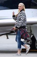 GWEN STEFANI at Van Nuys Airport in  los Los Angeles 05/10/2017