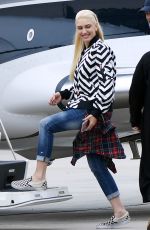 GWEN STEFANI at Van Nuys Airport in  los Los Angeles 05/10/2017