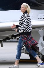 GWEN STEFANI at Van Nuys Airport in  los Los Angeles 05/10/2017