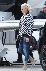 GWEN STEFANI at Van Nuys Airport in  los Los Angeles 05/10/2017