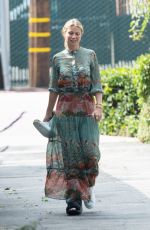 GWYNETH PALTROW with a Soft Cast on Her Right Leg Out in Los Angeles 05/26/2017