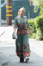 GWYNETH PALTROW with a Soft Cast on Her Right Leg Out in Los Angeles 05/26/2017