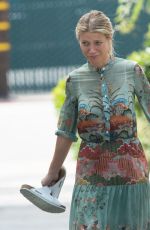 GWYNETH PALTROW with a Soft Cast on Her Right Leg Out in Los Angeles 05/26/2017