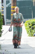 GWYNETH PALTROW with a Soft Cast on Her Right Leg Out in Los Angeles 05/26/2017