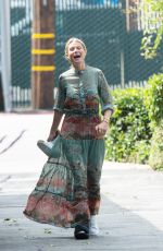 GWYNETH PALTROW with a Soft Cast on Her Right Leg Out in Los Angeles 05/26/2017