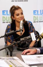 HAILEE STEINFELD at Elvis Duran Morning Show in New york 05/03/2017