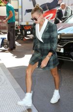 HAILEY BALDWIN Arriving at Martinez Hotel in Cannes 05/17/2017