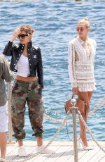 HAILEY BALDWIN Leaves Eden Roc Hotel in Cannes 05/23/2017