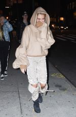 HAILEY BALDWIN Leaves Travis Scott