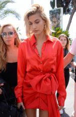HAILEY BALDWIN Out and About in Cannes 05/24/2017
