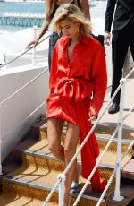 HAILEY BALDWIN Out and About in Cannes 05/24/2017