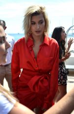 HAILEY BALDWIN Out and About in Cannes 05/24/2017
