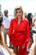 HAILEY BALDWIN Out and About in Cannes 05/24/2017