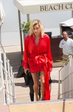 HAILEY BALDWIN Out and About in Cannes 05/24/2017