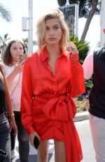 HAILEY BALDWIN Out and About in Cannes 05/24/2017