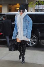 HAILEY BALDWIN Out and About in New York 05/05/2017