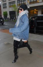 HAILEY BALDWIN Out and About in New York 05/05/2017