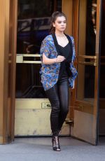 HAILEY STEINFELD Leaves Z100 Studios in New York 05/03/2017
