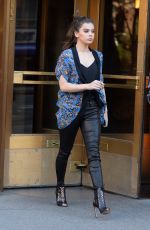 HAILEY STEINFELD Leaves Z100 Studios in New York 05/03/2017