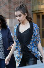 HAILEY STEINFELD Leaves Z100 Studios in New York 05/03/2017