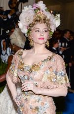 HALEY BENNETT at 2017 MET Gala in New York 05/01/2017