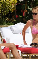 HALEY ROBERTS in Bikini on the Beach in Miami 05/15/2017