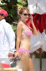 HALEY ROBERTS in Bikini on the Beach in Miami 05/15/2017