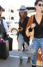 HALLE BERRY at LAX Airport in Los Angeles 04/30/2017