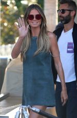 HEIDI KLUM on the Set of Extra in Los Angeles 05/01/2017