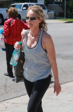 HELEN HUNT Leaves a Gym in Bretwood 05/04/2017