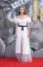 HERMIONE CORFIELD at King Arthur: Legend of the Sword Premiere in London 05/10/2017