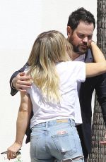 HILARY DUFF and Mike Comrie Out in Studio City 05/03/2017