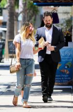 HILARY DUFF and Mike Comrie Out in Studio City 05/03/2017