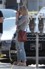 HILARY DUFF in Jeans Out and About in Los Angeles 05/27/2017